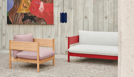 Arbour Club Sofa fra Hay - Stofgruppe 1 / Black water-based lacquered beech - Jacobsen Plus