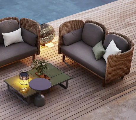 Arch 2-pers. Sofa m. lav arm/ryg fra Cane-line - 2 - Jacobsen Plus