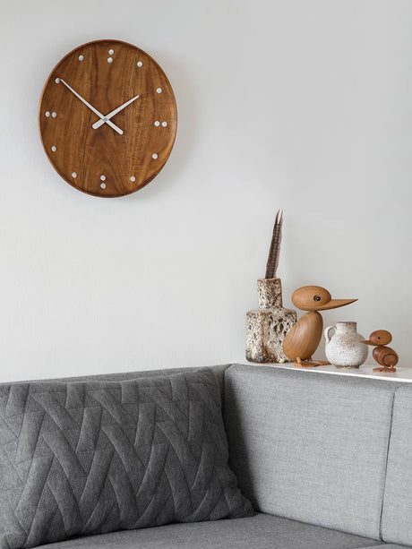 FJ Clock af Finn Juhl - Stor / Teak - Jacobsen Plus