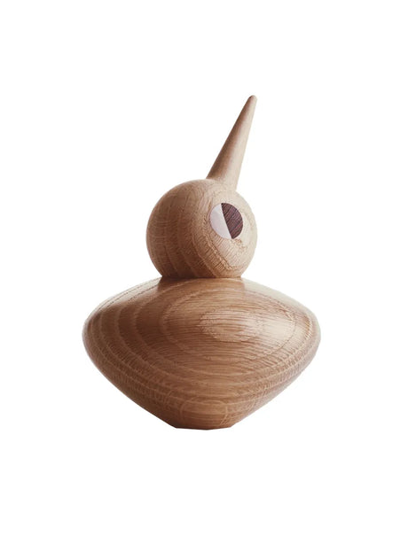 Birds af Kristian Vedel - Lys eg / Stor H: 10,5cm-Ø: 9,5cm - Jacobsen Plus