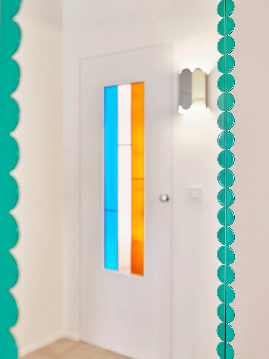 Arcs Mirror Rectangle M, green fra Hay