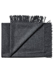 Arequipa Plaid, dark grey fra Silkeborg Uldspinderi