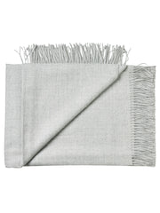 Arequipa Plaid, light grey fra Silkeborg Uldspinderi