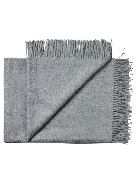 Arequipa Plaid, medium grey fra Silkeborg Uldspinderi - 1 - Jacobsen Plus
