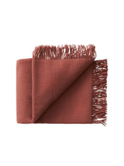 Season Plaid, rosewood fra Silkeborg Uldspinderi