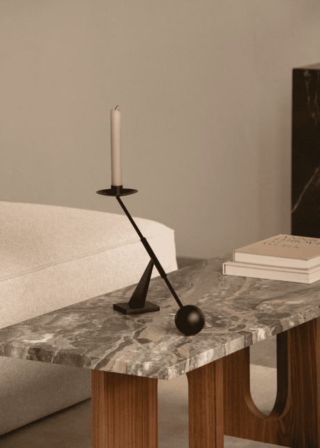 Interconnect Candle Holder - small, black fra Audo Copenhagen - 2 - Jacobsen Plus