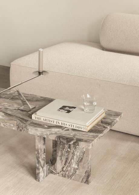 Androgyne Lounge Table, stone/marble fra Audo Copenhagen - Kunis Breccia - Jacobsen Plus