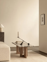 Androgyne Lounge Table, grey galaxy marble/wood fra Audo Copenhagen - 2 - Jacobsen Plus