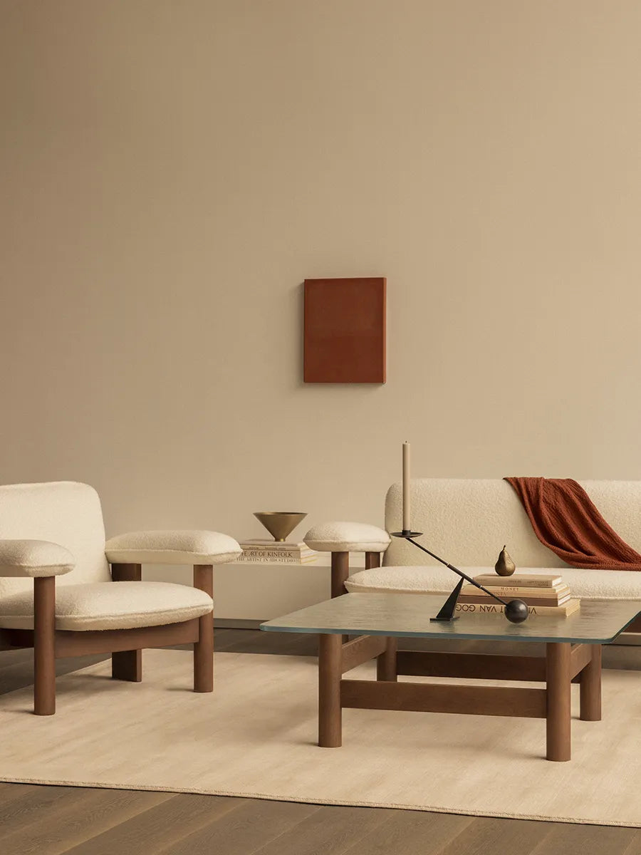 Brasilia Lounge Chair, low back, textile fra Audo Copenhagen