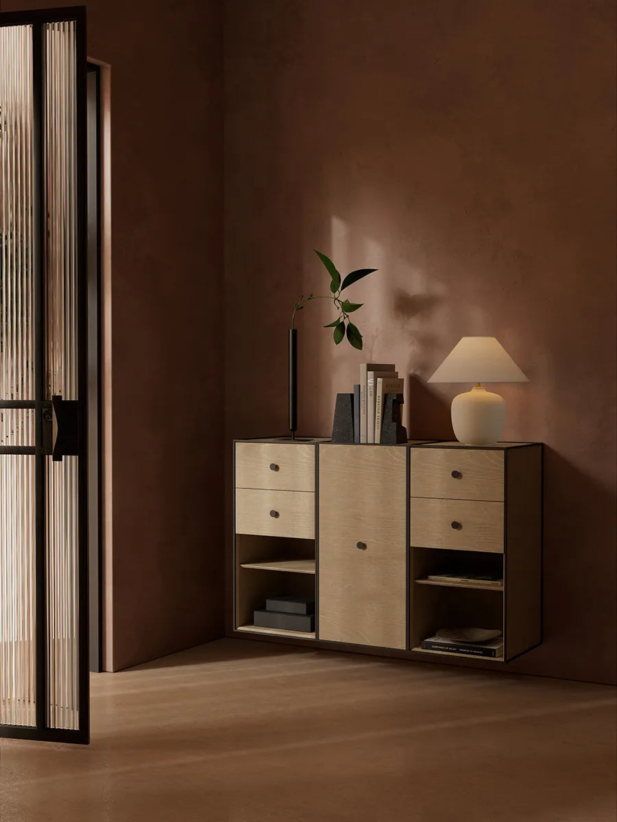 Frame 70 inkl. 2 skuffer og 1 hylde fra Audo Copenhagen