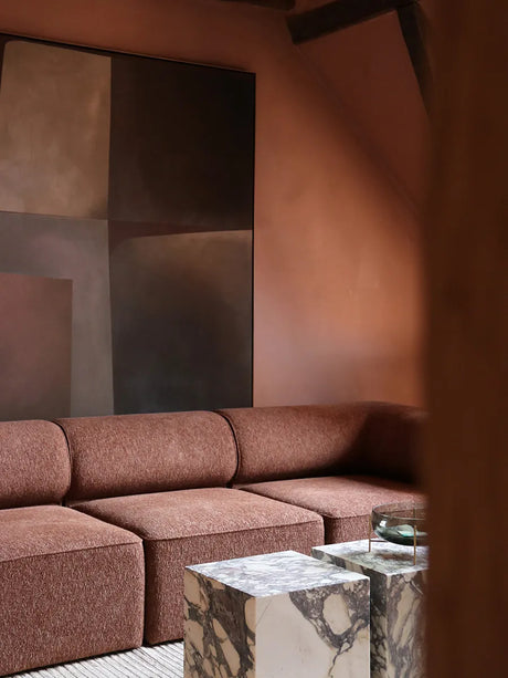 Eave Sofa 3 pers. Configuration 2 fra Audo Copenhagen - Bouclé 02 - Jacobsen Plus
