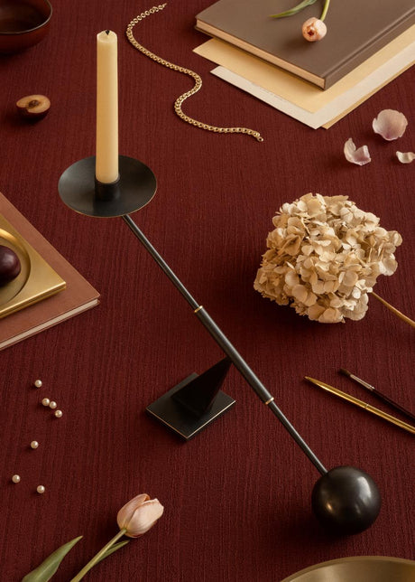 Interconnect Candle Holder - small, bronzed brass fra Audo Copenhagen - 2 - Jacobsen Plus
