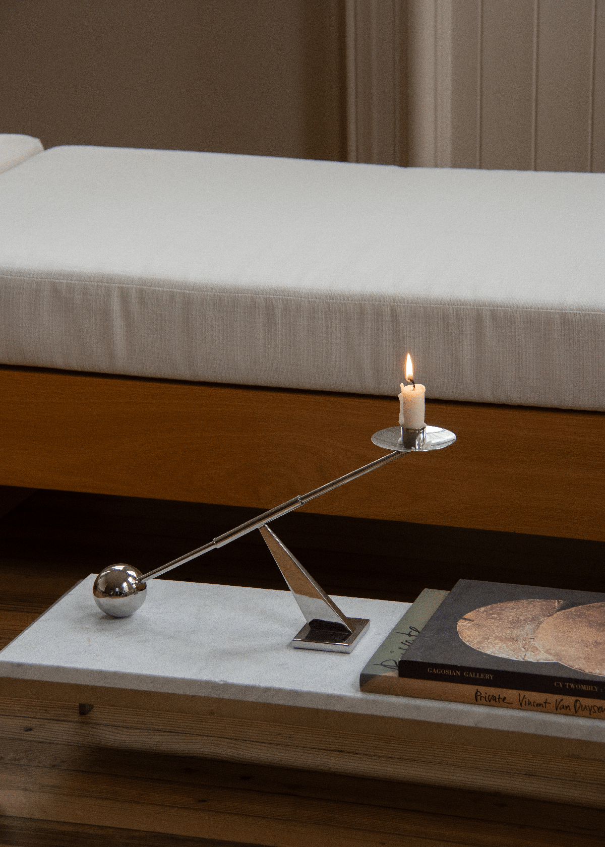 Interconnect Candle Holder - small, stainless steel fra Audo Copenhagen - 2 - Jacobsen Plus