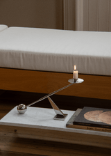 Interconnect Candle Holder - small, stainless steel fra Audo Copenhagen - 2 - Jacobsen Plus