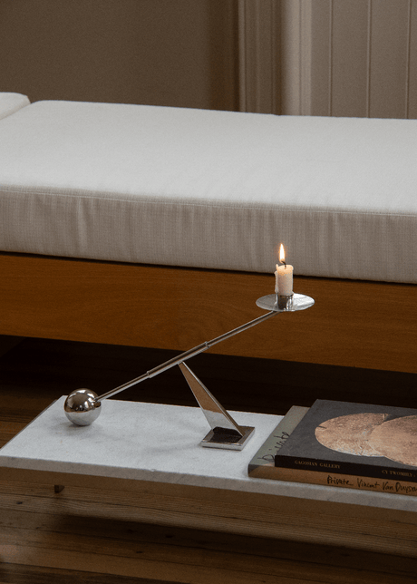 Interconnect Candle Holder - small, stainless steel fra Audo Copenhagen - 2 - Jacobsen Plus