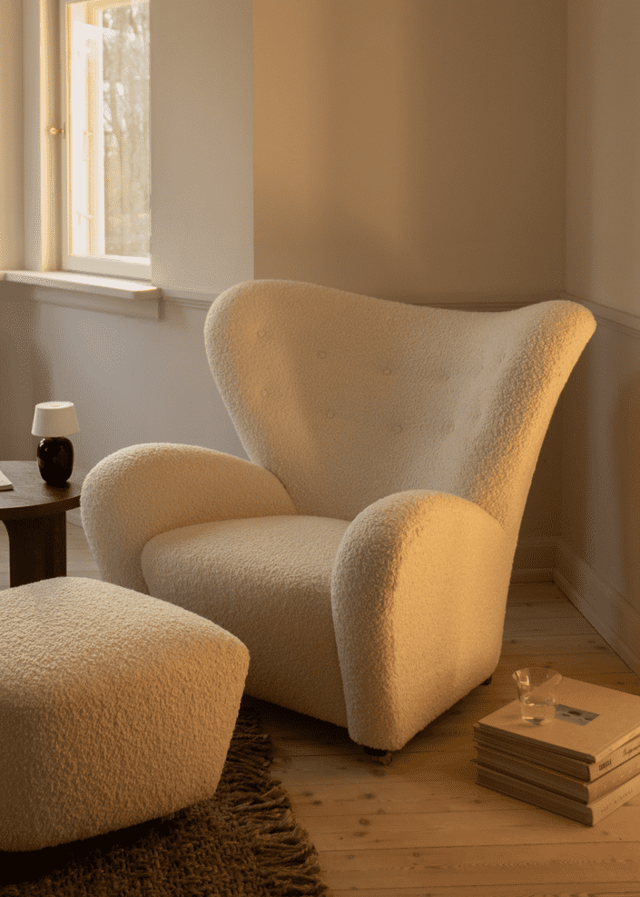 Den Trætte Mand fodskammel, Baena 93 fra Audo Copenhagen