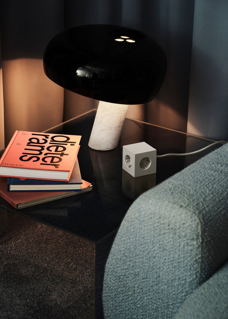 Square 1 Stikdåse med USB-C, beige fra Avolt - 2 - Jacobsen Plus