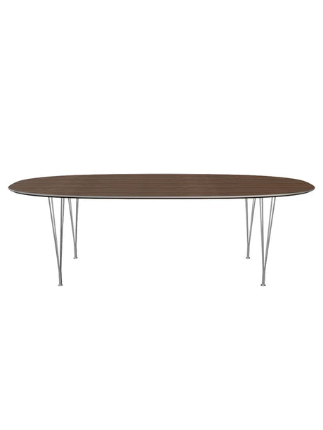 Piet Hein B614 Spisebord, 240 x 120 cm fra Fritz Hansen - Valnød finér m. finérkant - Jacobsen Plus