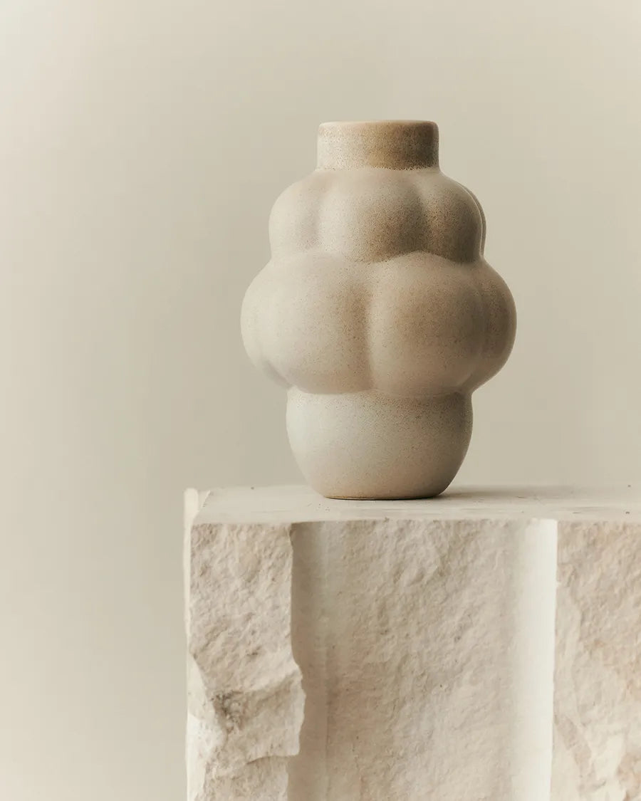 Balloon Vase 04 petit, ceramic, Vintage Glaze fra Louise Roe