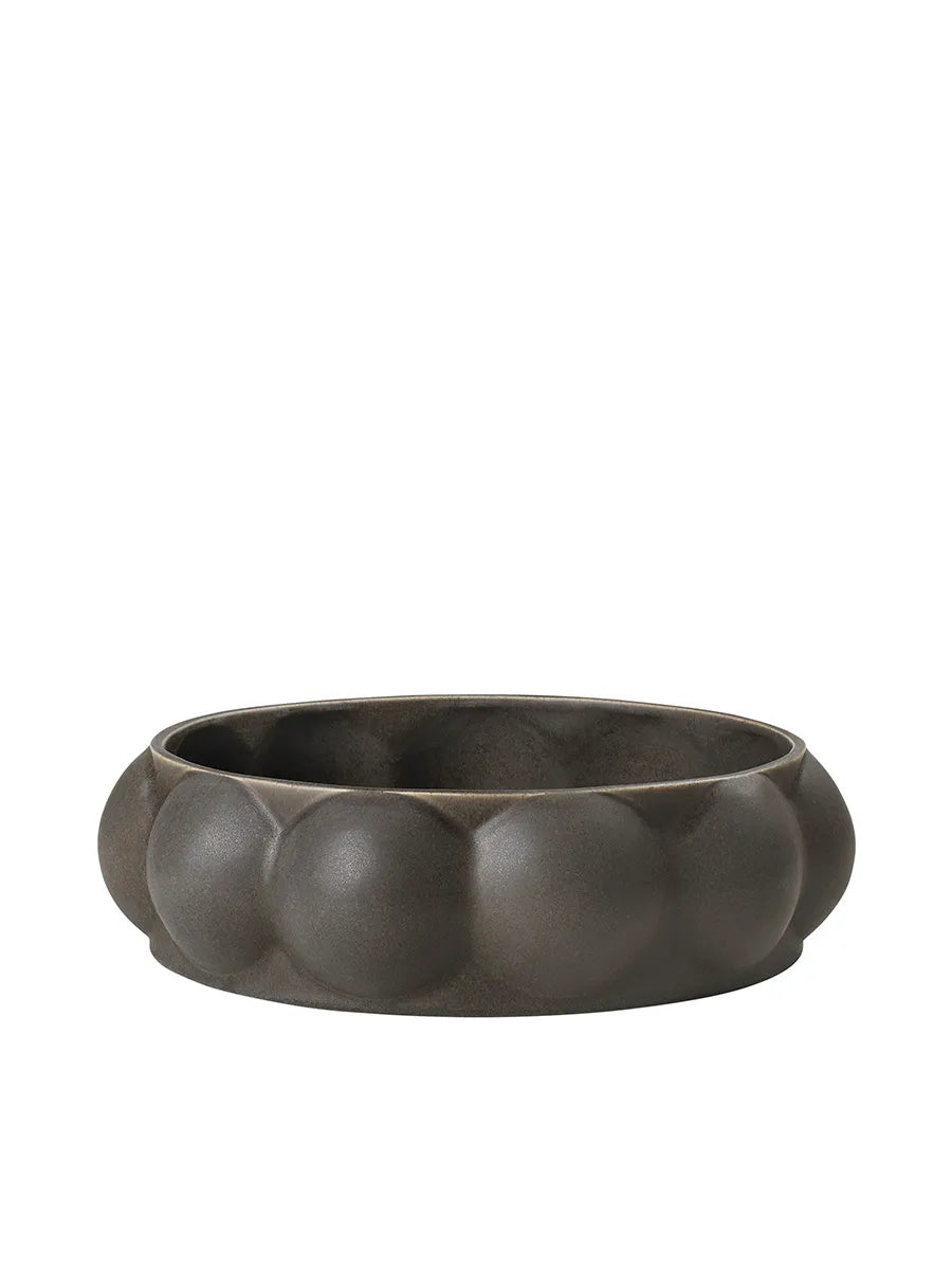 Balloon Tray 07, ceramic fra Louise Roe - Mud Brown - Jacobsen Plus