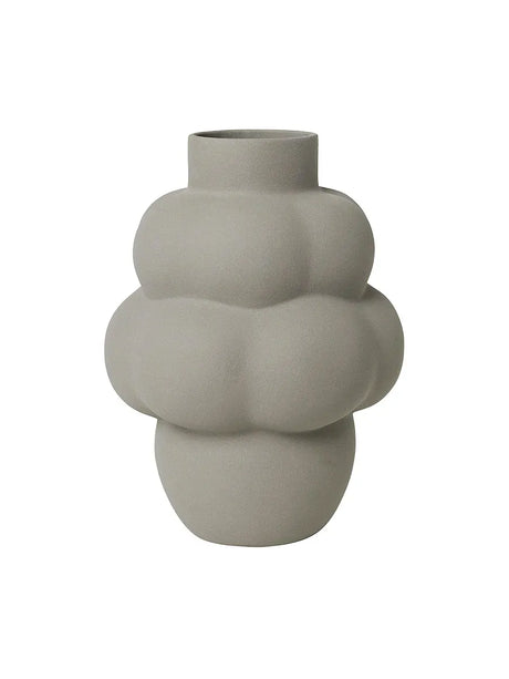 Balloon Vase 04 Grande, ceramic fra Louise Roe - Sanded Grey - Jacobsen Plus