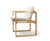 Bodil Kjær havesæt i teak med 1 havebord og 4 havestole inkl. hynder fra Carl Hansen & Søn - 7 - Jacobsen Plus