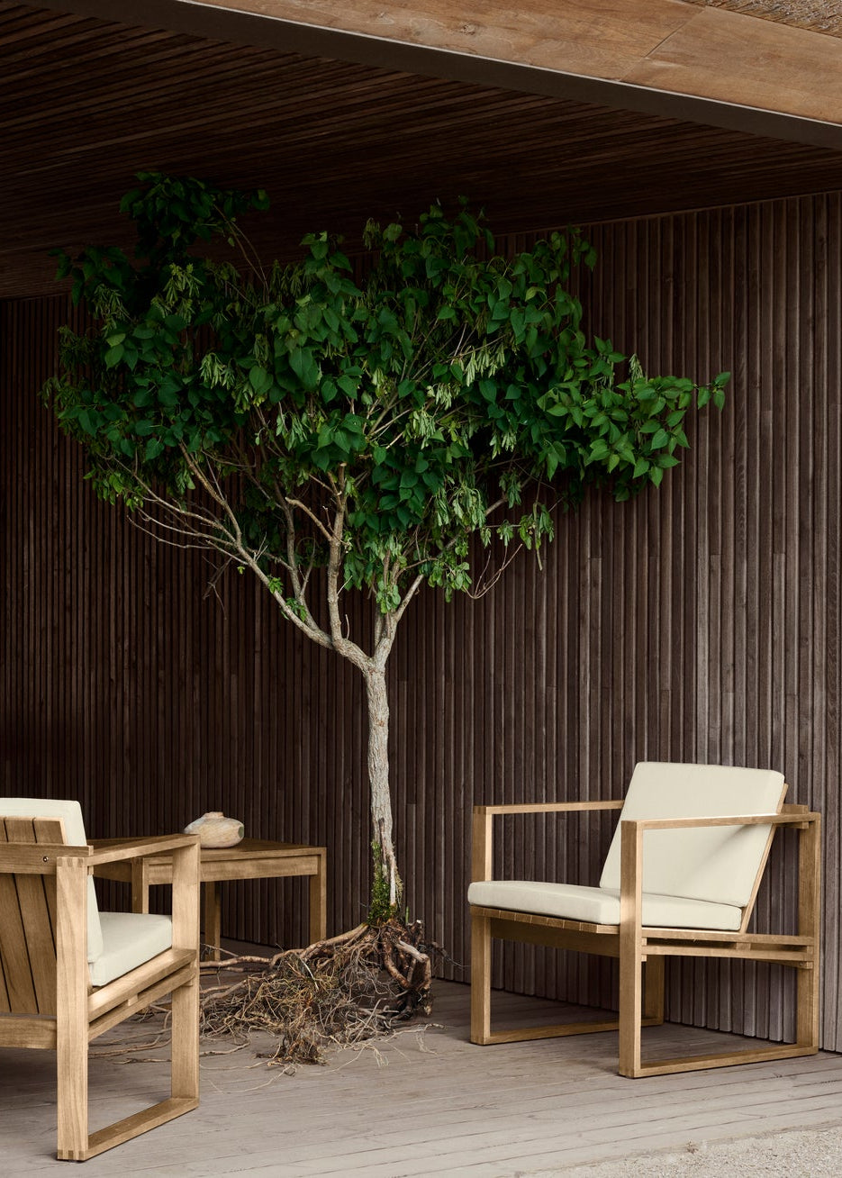 BK11 Loungestol, teak inkl. hynde fra Carl Hansen & Søn