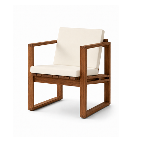 BK11 Loungestol, olieret teak inkl. hynde fra Carl Hansen & Søn - 1 - Jacobsen Plus