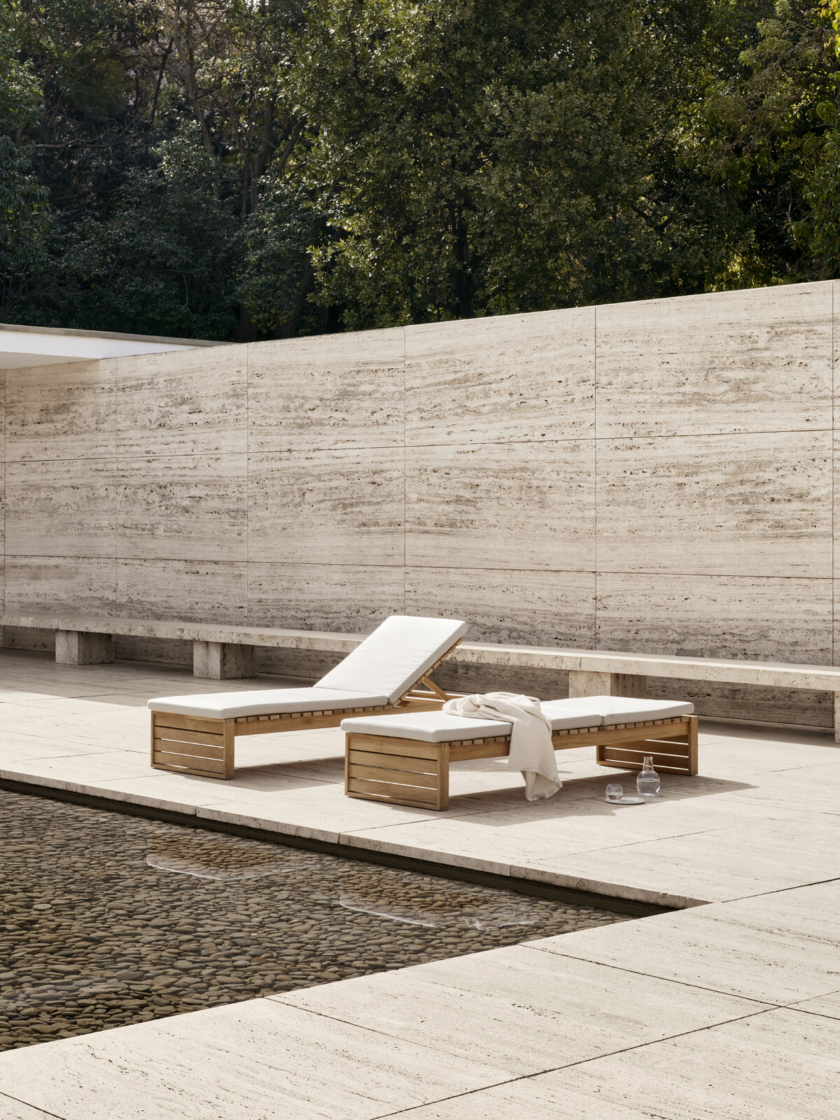 BK14 solseng i teak, inkl. hynde fra Carl Hansen & Søn - 2 - Jacobsen Plus