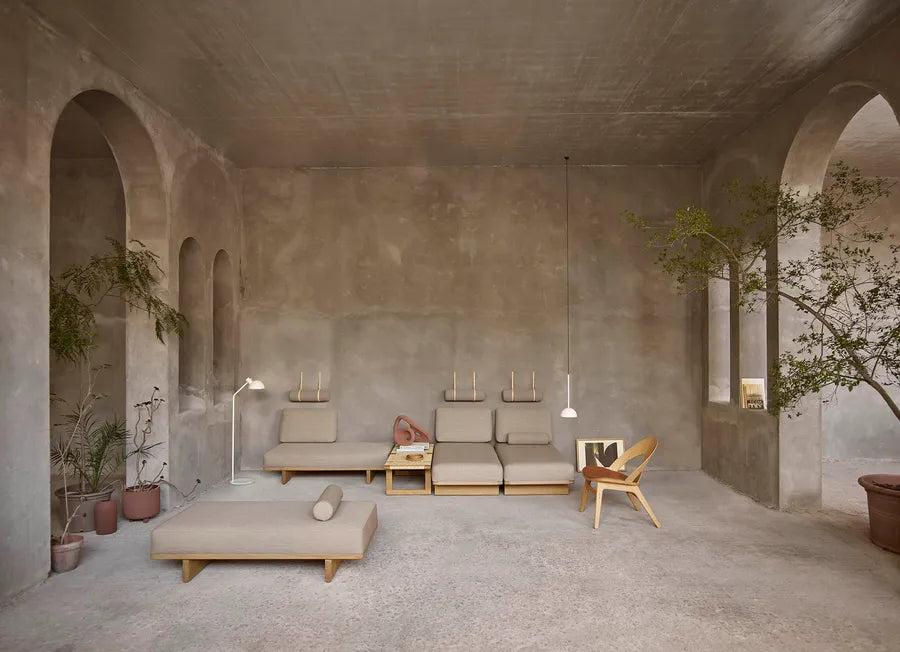 Nakkehynde til BM0865 daybed af Børge Mogensen