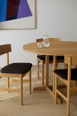 BM80 Shaker spisebord, rundt af Børge Mogensen - 2 - Jacobsen Plus