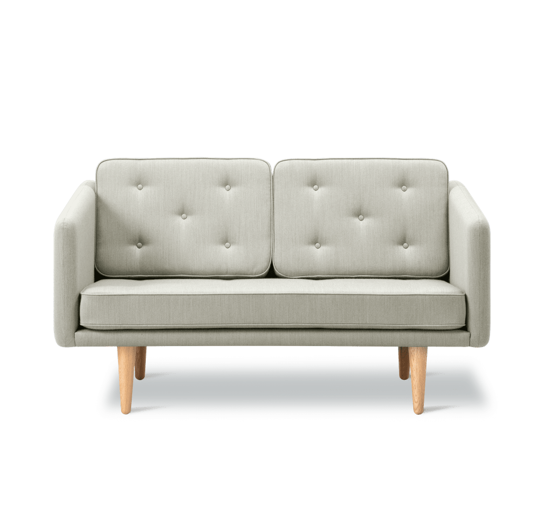 No. 1 Sofa 2-personers, Mood af Børge Mogensen - Mood 1101 - Olieret eg - Jacobsen Plus