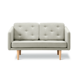 No. 1 Sofa 2-personers, Mood af Børge Mogensen - Mood 1101 - Olieret eg - Jacobsen Plus