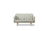 No. 1 Sofa 2-personers, Mood af Børge Mogensen - Mood 1101 - lys olieret eg - Jacobsen Plus