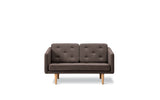 No. 1 Sofa 2-personers, Mood af Børge Mogensen - Mood 2102 - olieret eg - Jacobsen Plus
