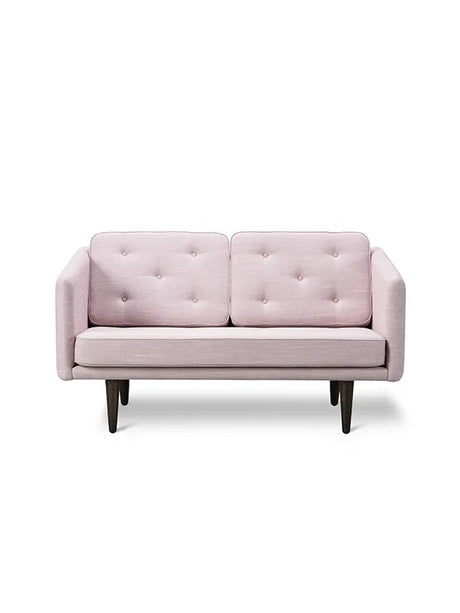 No. 1 Sofa 2 pers. af Børge Mogensen - Stofgruppe 1 / Hynde: Stofgruppe 1 / Eg sæbe - Jacobsen Plus