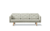 No. 1 Sofa 3-personers, Mood af Børge Mogensen - Mood 1101 - Lys olieret eg - Jacobsen Plus