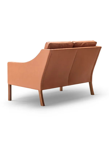 2208 Club Sofa, 2 pers. af Børge Mogensen - Eg sæbe / Lædergruppe 2 - Jacobsen Plus