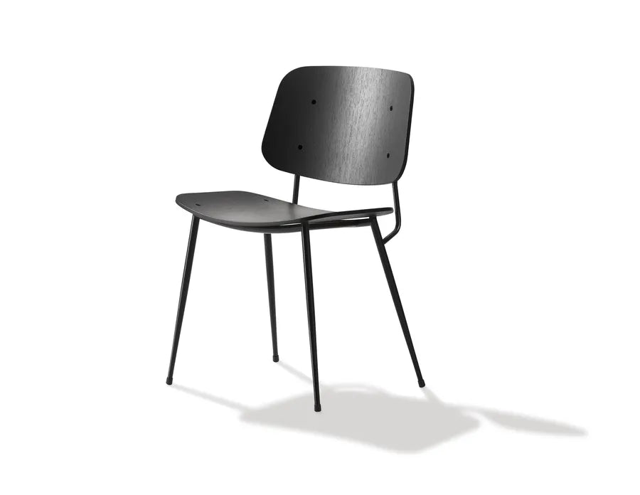 Søborg Stol, stålstel af Børge Mogensen