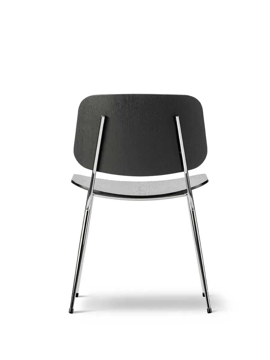 Søborg Stol, stålstel af Børge Mogensen