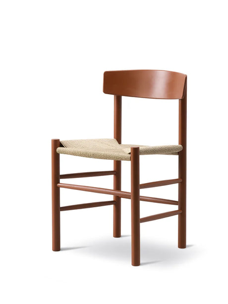J39 Folkestolen, heritage red af Børge Mogensen - 5 - Jacobsen Plus