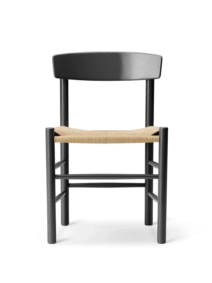 J39 Folkestolen, sortlakeret bøg af Børge Mogensen