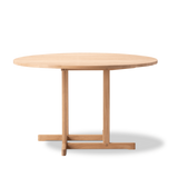 BM80 Shaker spisebord, rundt af Børge Mogensen - Eg / lys olie - Jacobsen Plus