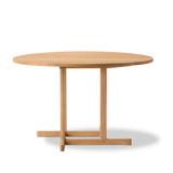 BM80 Shaker spisebord, rundt af Børge Mogensen - Eg / olie - Jacobsen Plus