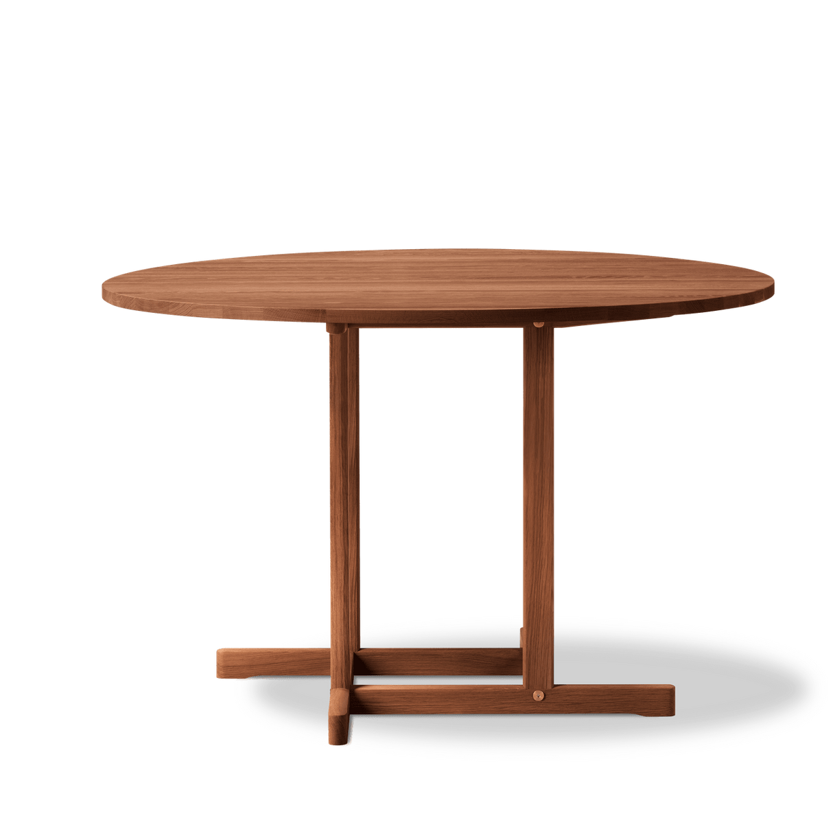 BM80 Shaker spisebord, rundt af Børge Mogensen - Røget eg / olie - Jacobsen Plus