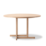 BM80 Shaker spisebord, rundt af Børge Mogensen - Eg / sæbe - Jacobsen Plus