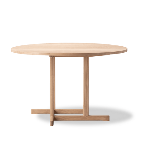 BM80 Shaker spisebord, rundt af Børge Mogensen - Eg / sæbe - Jacobsen Plus
