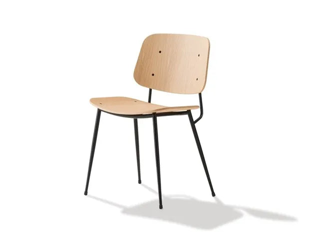 Søborg Stol, stålstel af Børge Mogensen