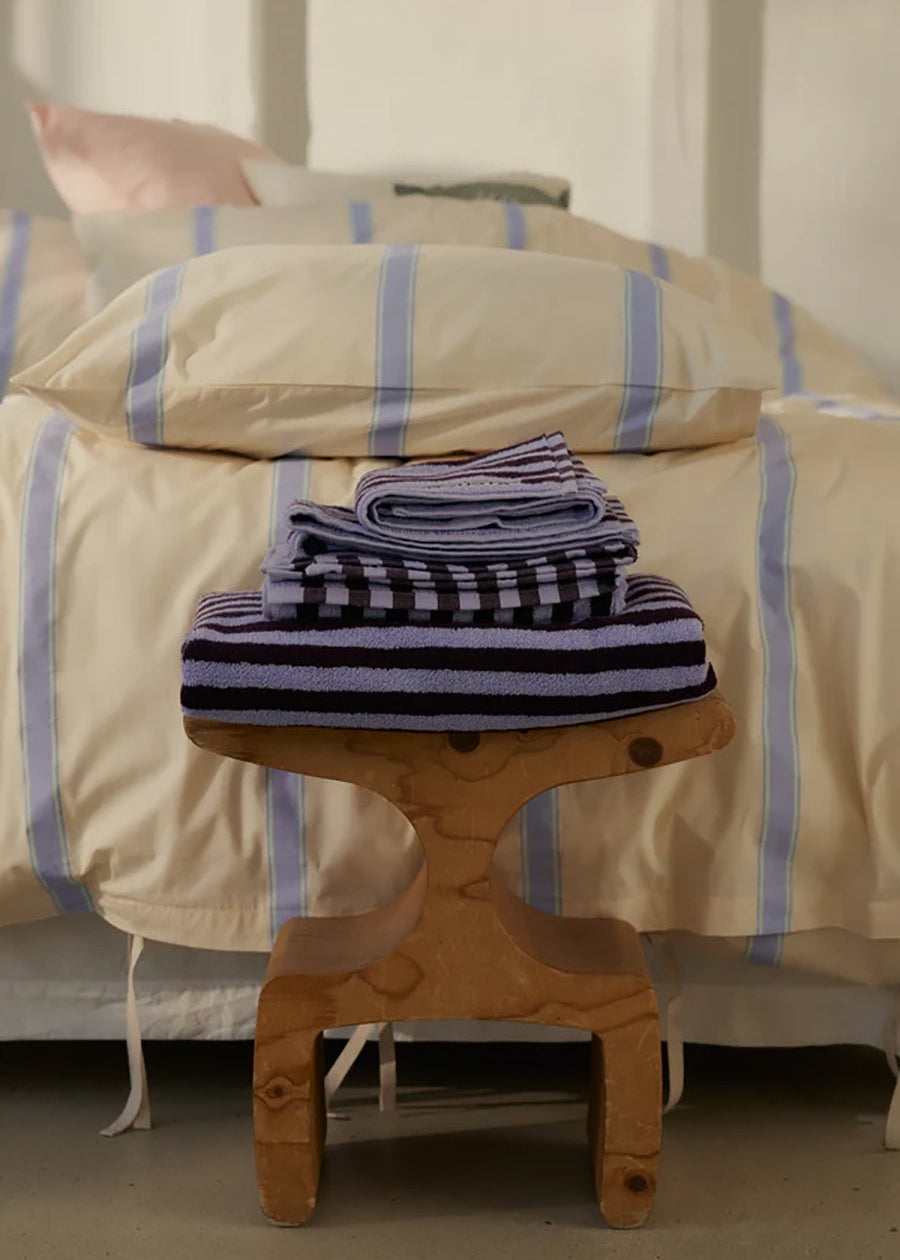 Bongusta - Naram towel, Wine & Lavender Blue - 2 - Jacobsen Plus