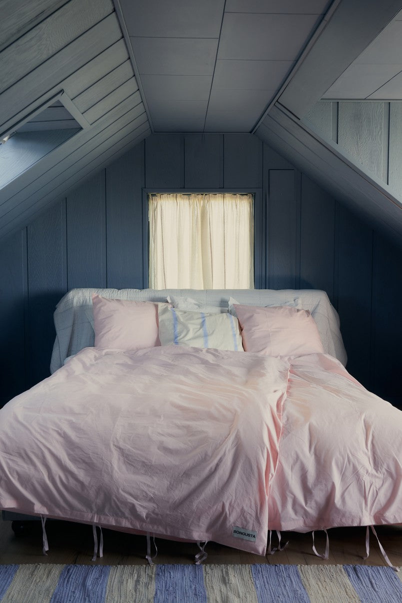 Bongusta - Percale sengetøj, 140x200/60x63 cm, Blush - 3 - Jacobsen Plus